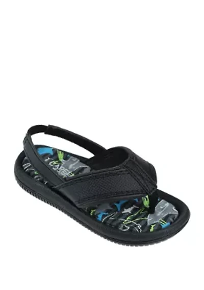 Toddler Boys Shark Thong Sandals