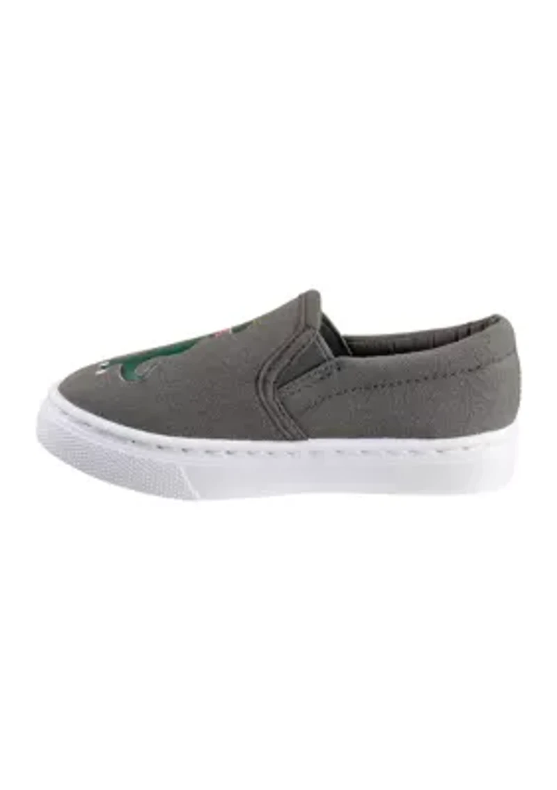 Toddler Boys Dino Pizza Slip On Sneakers