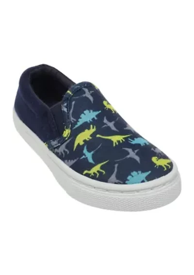 Toddler Boys Dino Slip On Sneakers