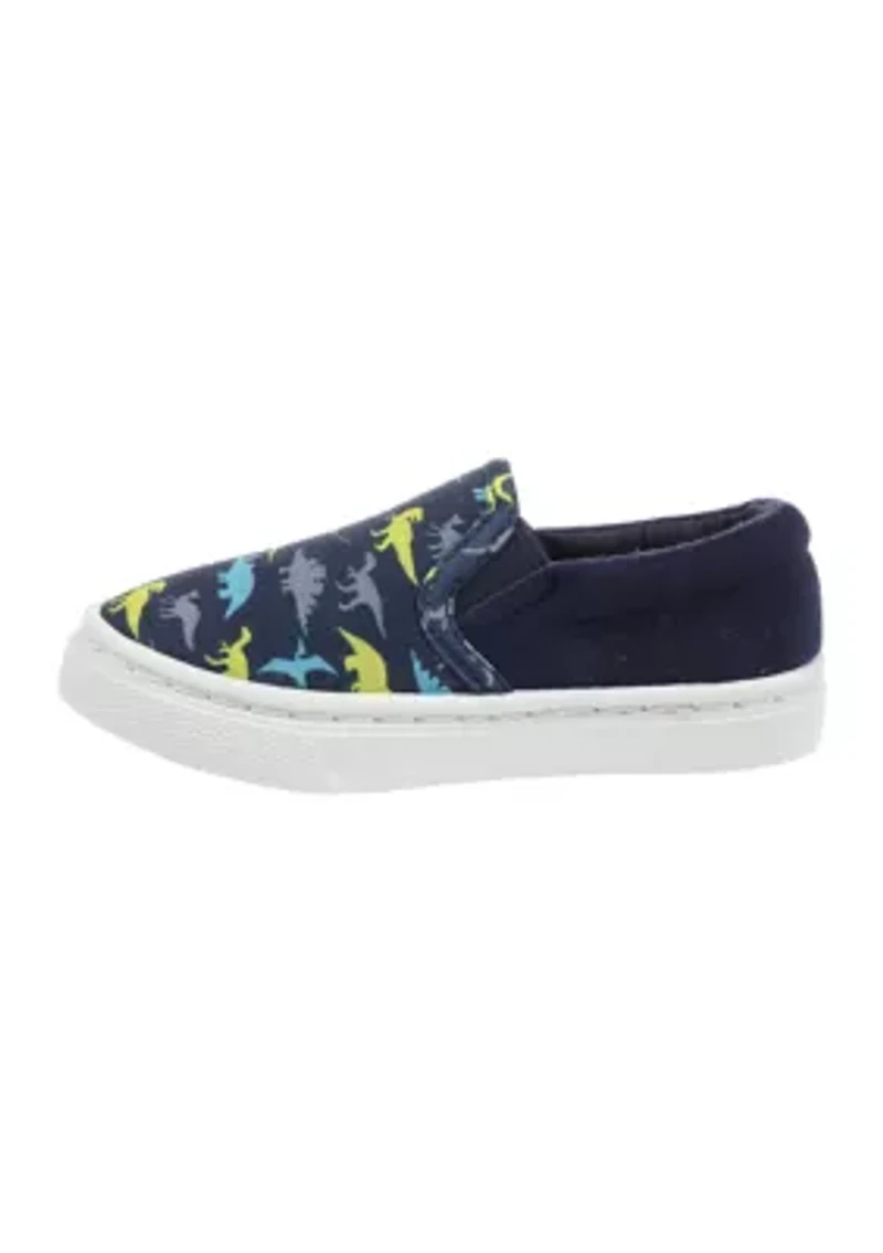 Toddler Boys Dino Slip On Sneakers