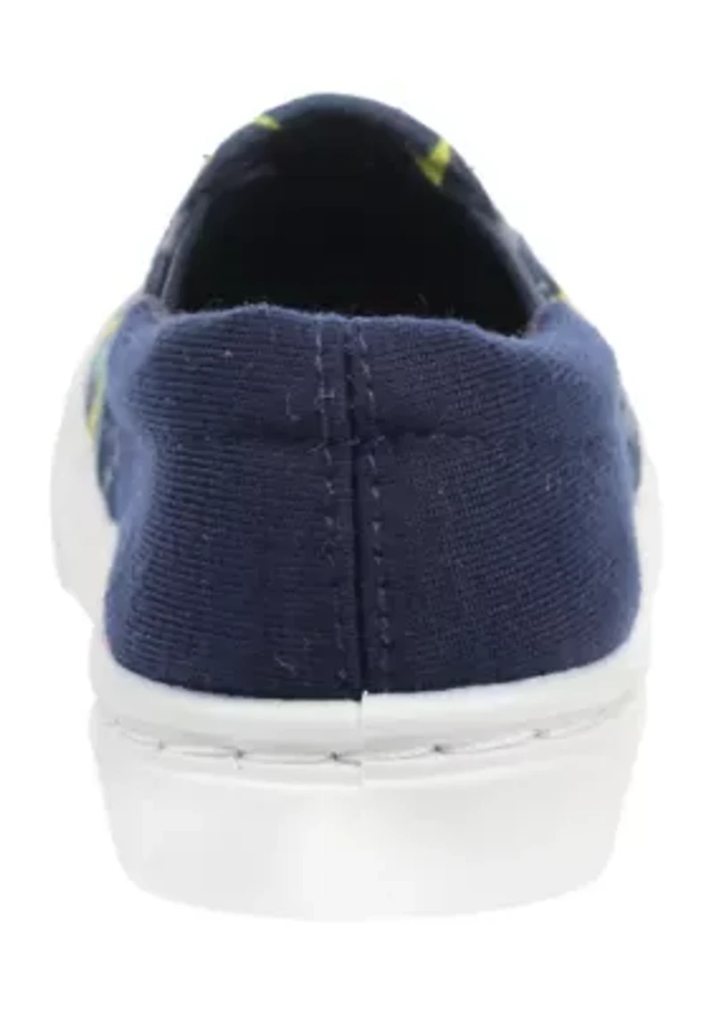Toddler Boys Dino Slip On Sneakers
