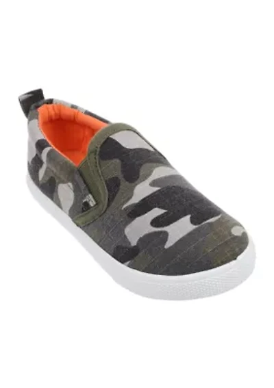 Toddler Boys Camo Slip On Sneakers