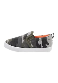 Toddler Boys Camo Slip On Sneakers