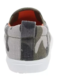 Toddler Boys Camo Slip On Sneakers