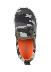 Toddler Boys Camo Slip On Sneakers