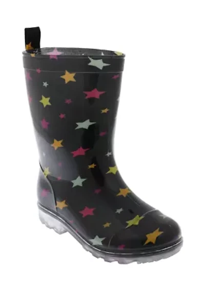 Toddler/Youth Girls Printed Rainboots