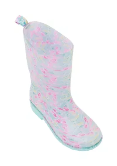 Big Kid Girls Ombré Butterfly Rainboots