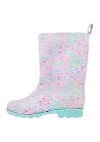 Big Kid Girls Ombré Butterfly Rainboots