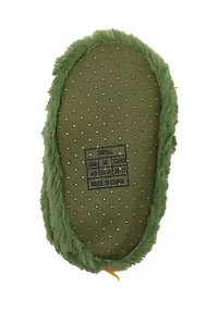 Toddler Boys Happy Dino Fur Slippers