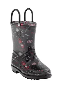 Toddler Boys Rockstar Astronaut Rainboots