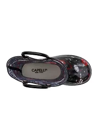 Toddler Boys Rockstar Astronaut Rainboots