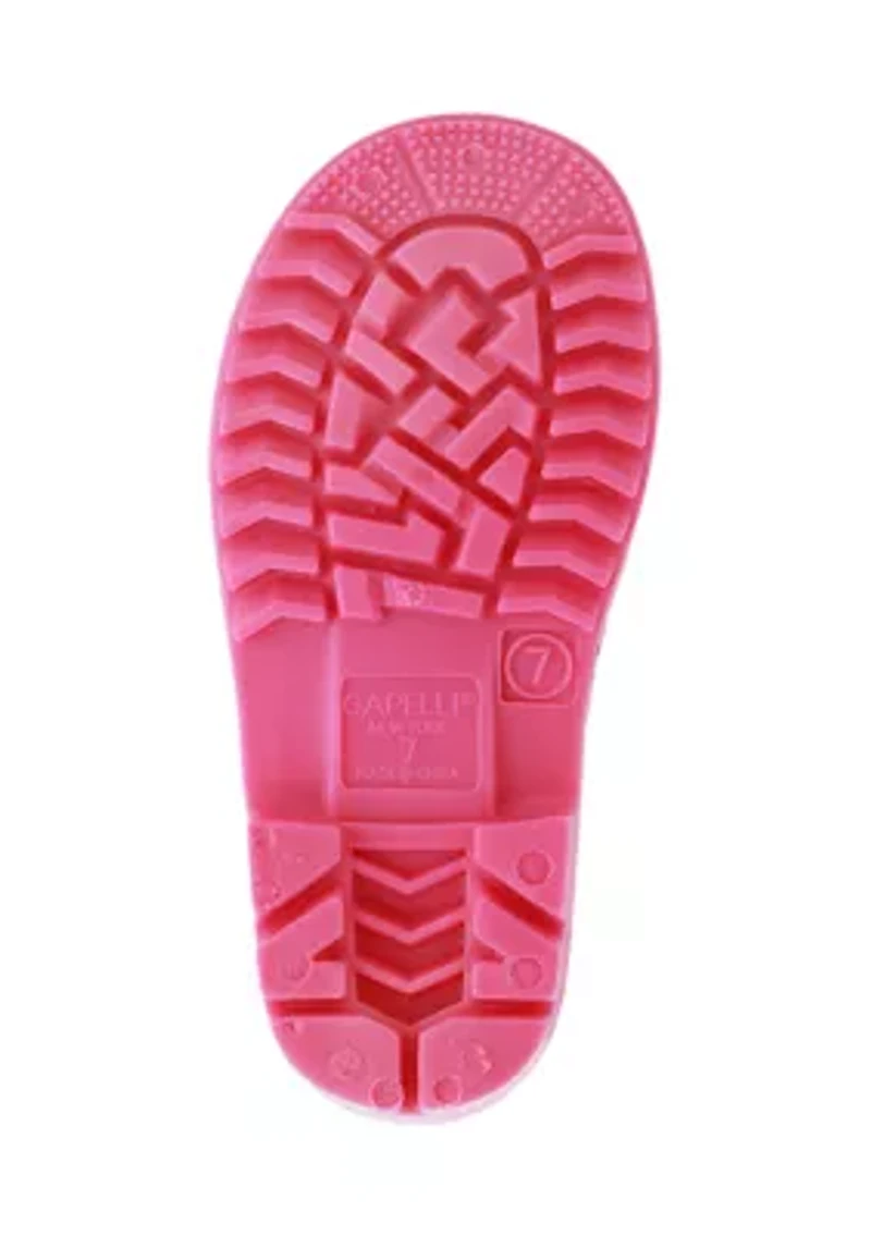 Little Kid Girls Unicorn Print Rainboots