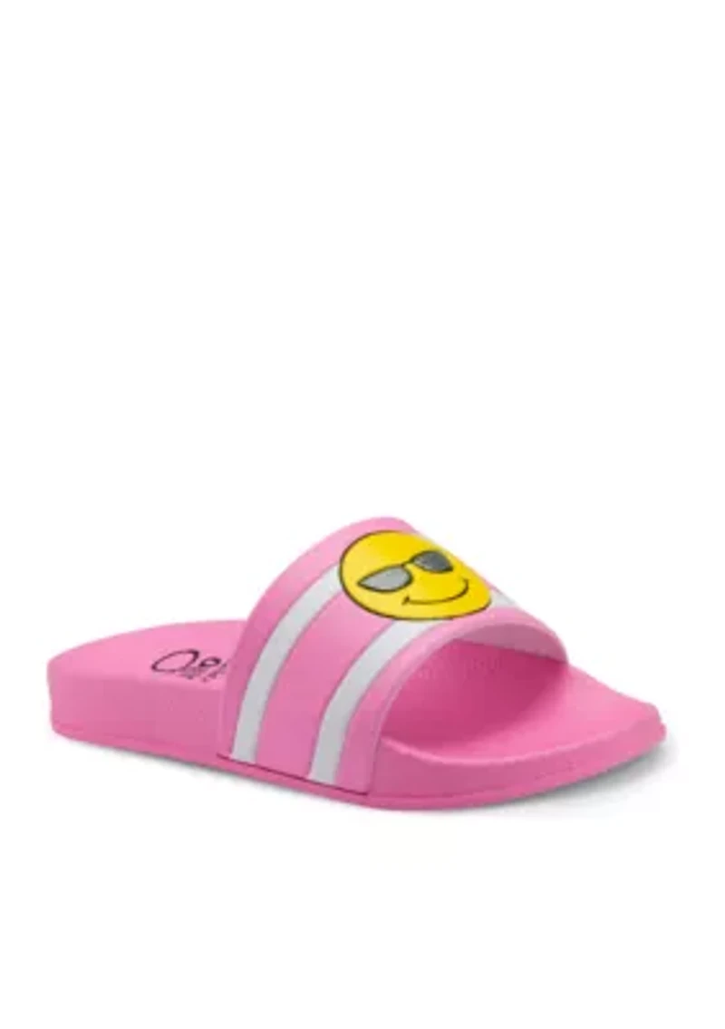 Toddler/Youth Girls Emoji Slide