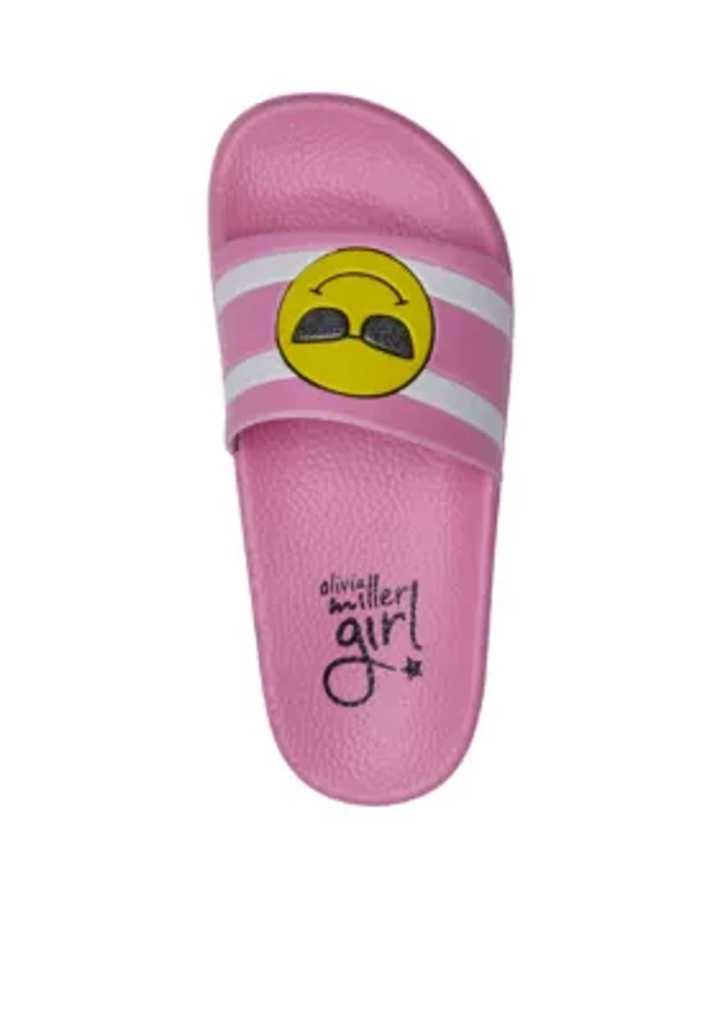 Toddler/Youth Girls Emoji Slide