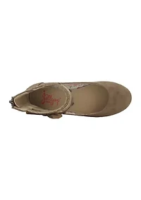 Youth Girls Merrily Ankle Strap Flats