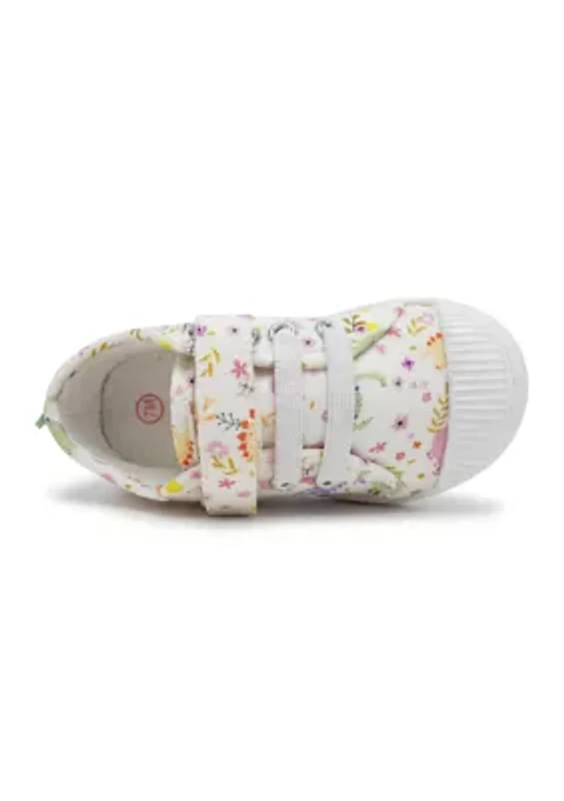 Little Kid Girls Flower Dinos Sneakers