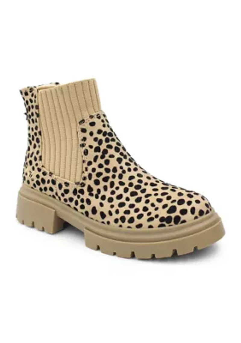 Youth Girls Chassy Spotted Chelsea Booties
