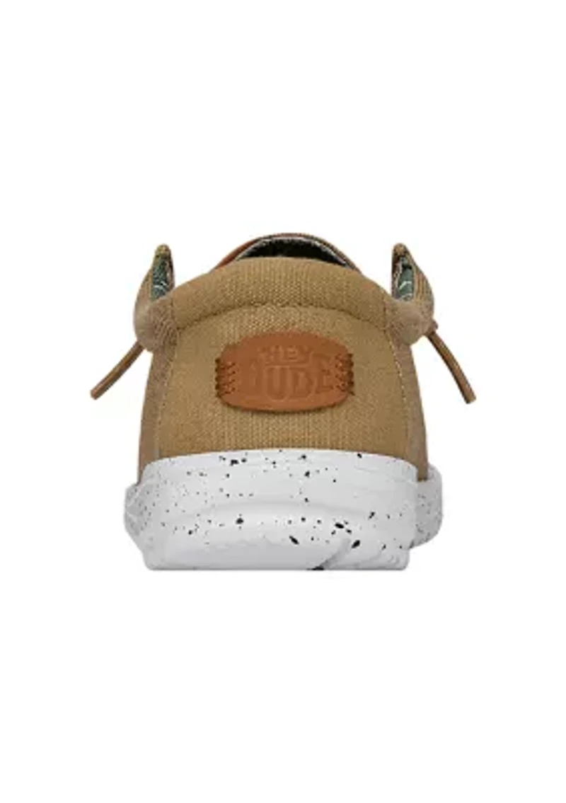 Youth Boys Wally Washed Canvas Sneaker Loafers