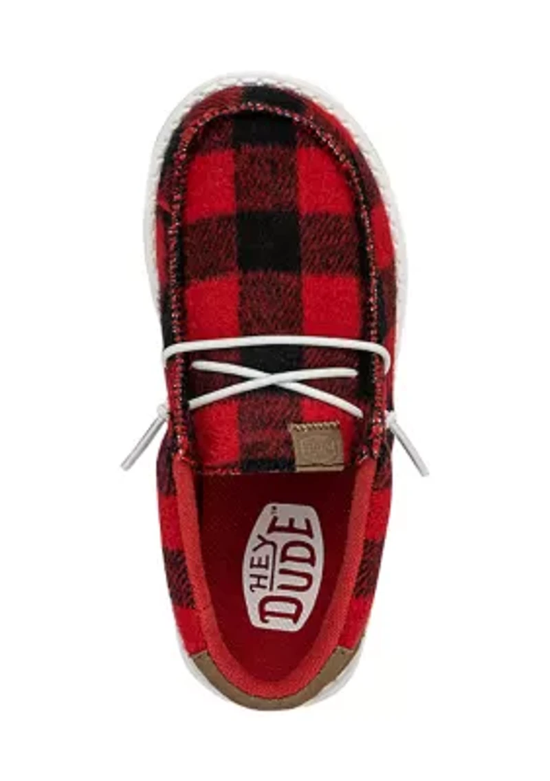 Toddler Girls Wendy Buffalo Plaid Sneaker Loafers