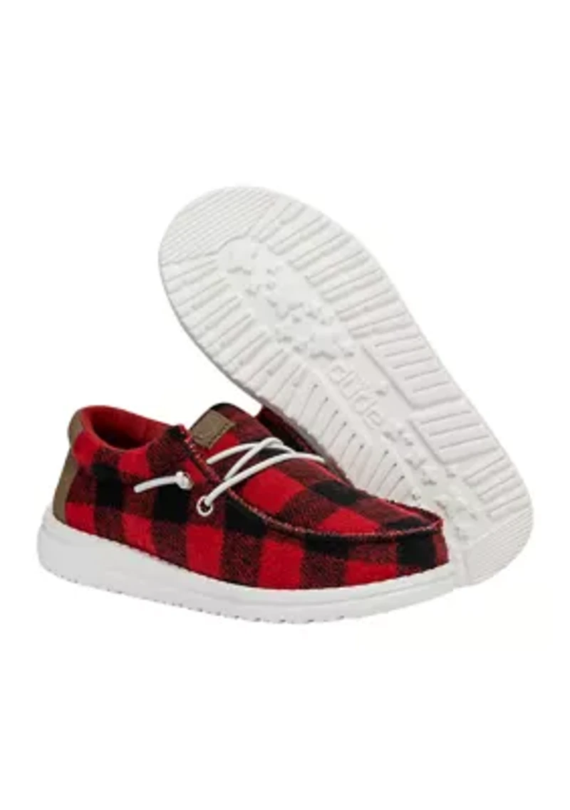 Toddler Girls Wendy Buffalo Plaid Sneaker Loafers