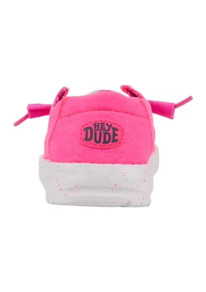 Youth Girls Wendy Canvas Slip Shoes