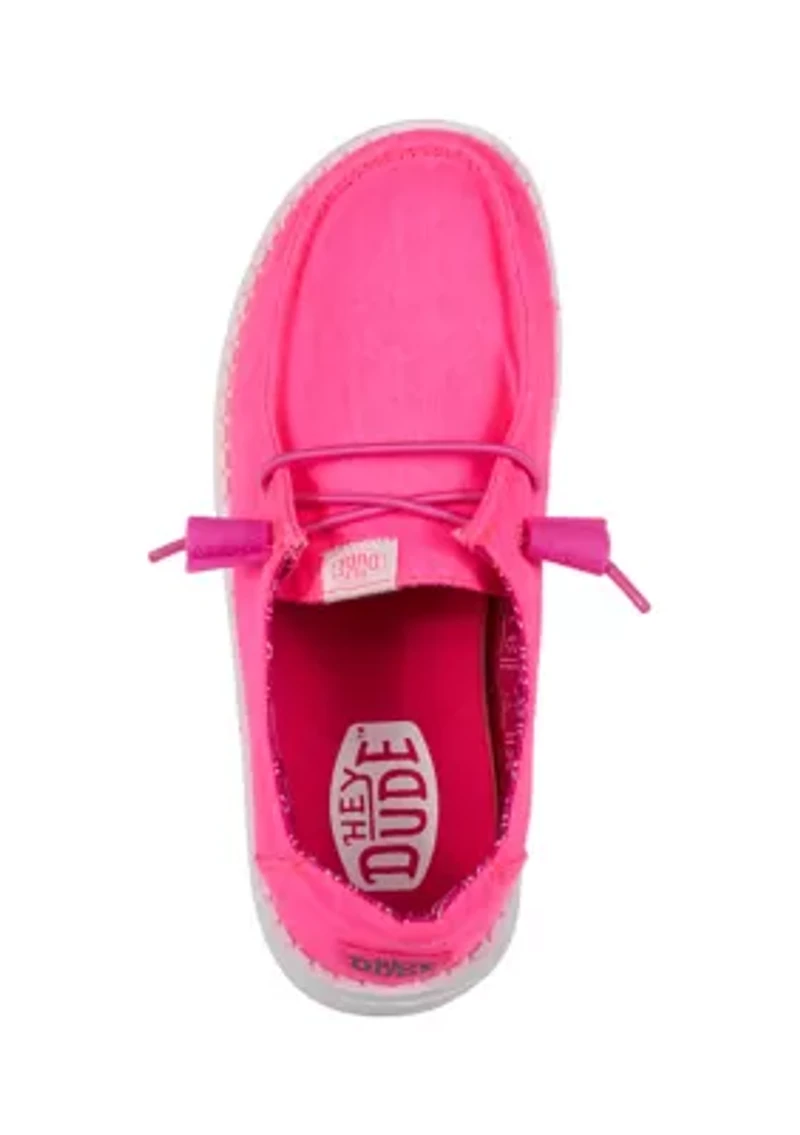Youth Girls Wendy Canvas Slip Shoes