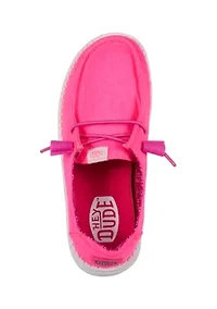 Youth Girls Wendy Canvas Slip Shoes