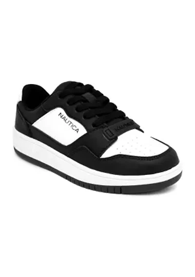 Youth Boys Seaspray Contrast Court Sneakers
