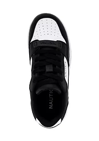 Youth Boys Seaspray Contrast Court Sneakers