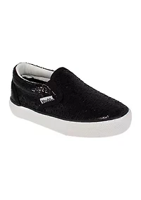 Toddler Girls Poppy Glitter Slip On Sneakers