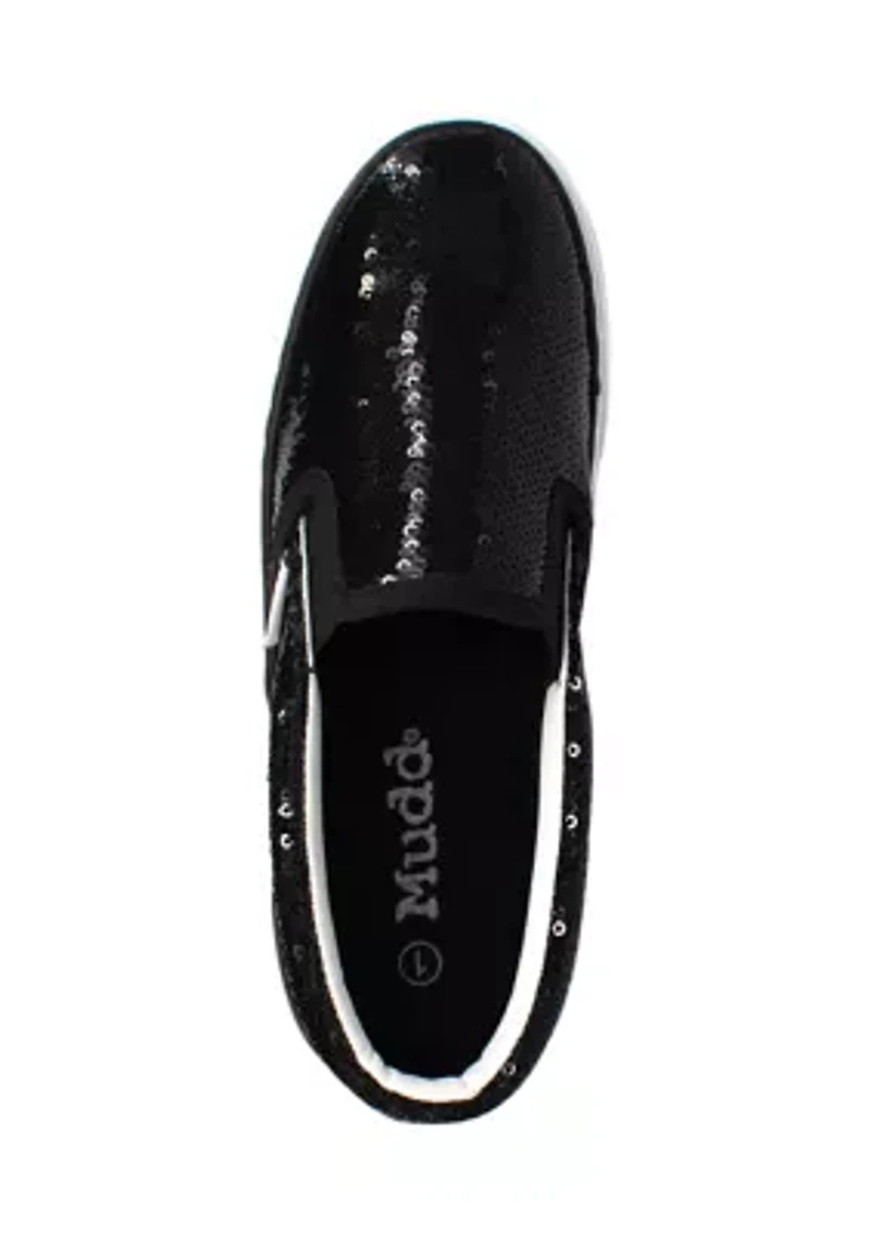 Toddler Girls Poppy Glitter Slip On Sneakers