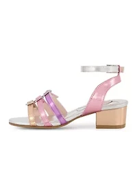 Youth Girls Pearl Buckle Sandals