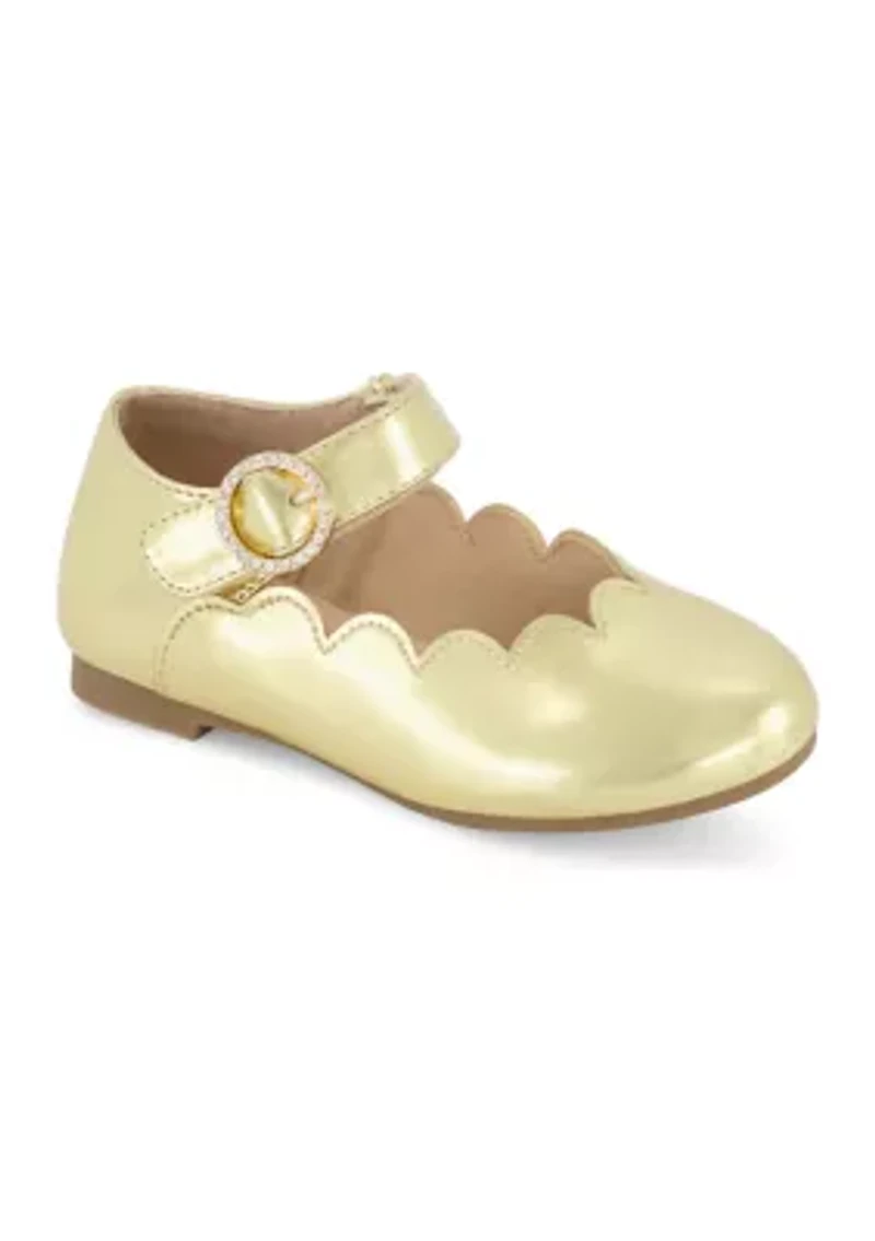 Toddler Girls Amy Scallop Mary Jane Flats