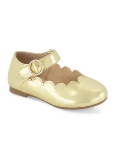 Toddler Girls Amy Scallop Mary Jane Flats