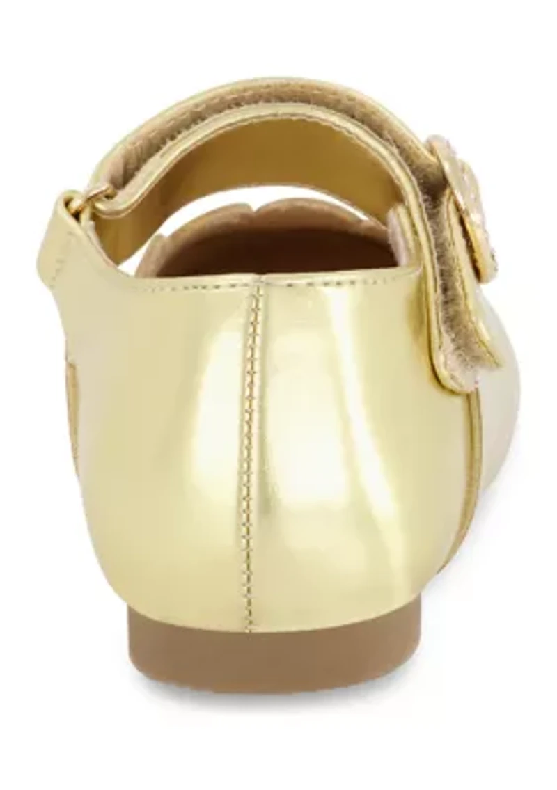 Toddler Girls Amy Scallop Mary Jane Flats