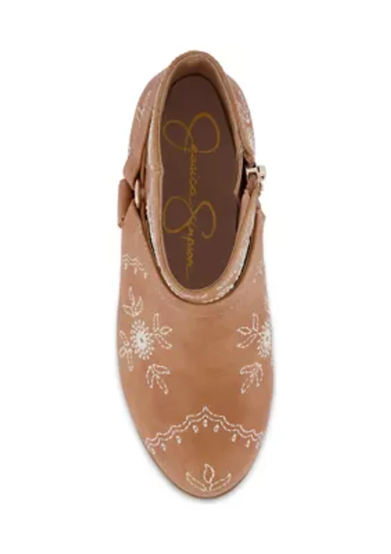Youth Girls Layla Embroidered Western Boots