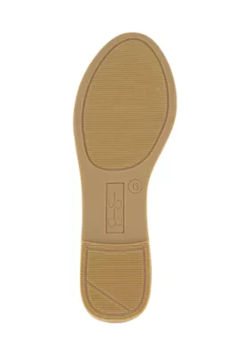 Big Kid Girls Amy Crystal Bow Flats