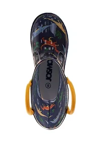Little Kid Boys Dinosaur Rainboots
