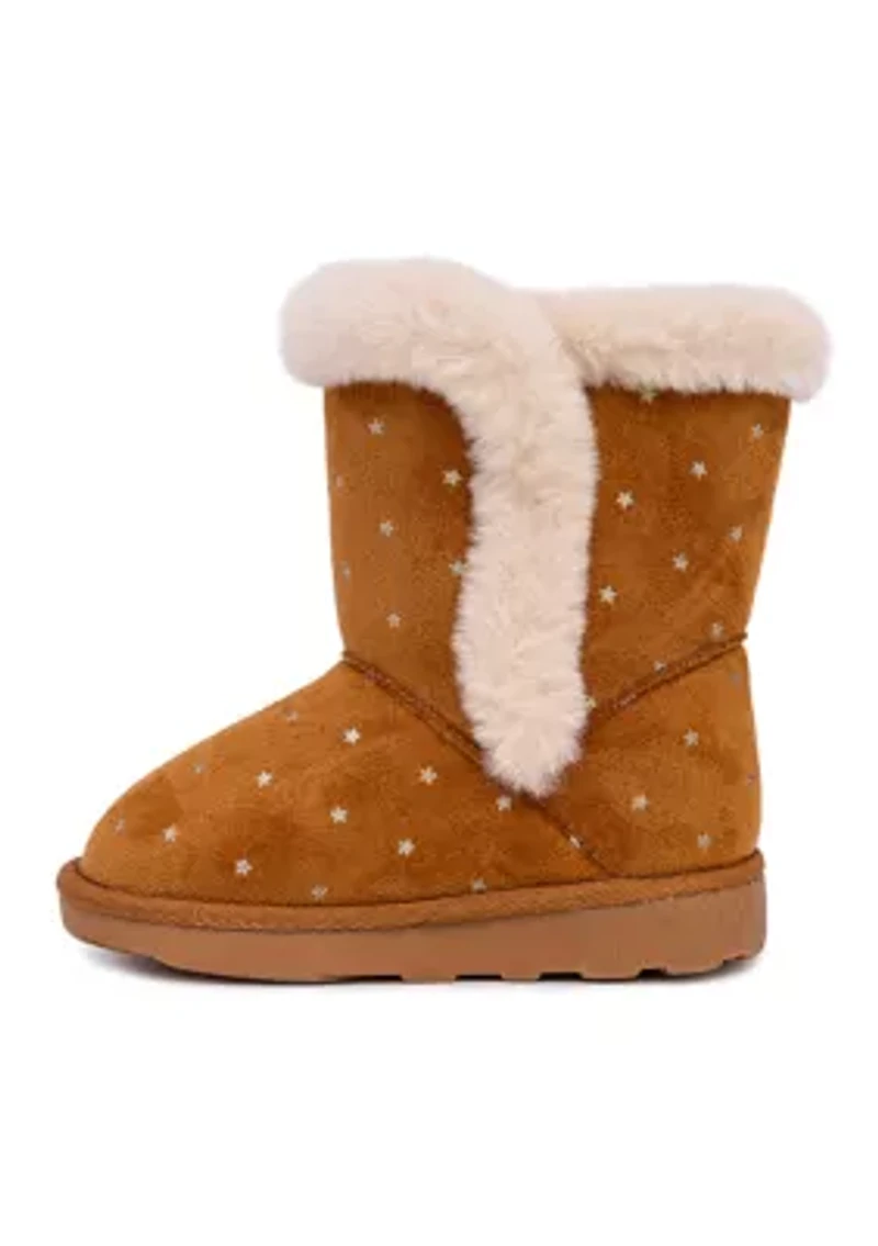 Toddler Girls Star Cozy Boots