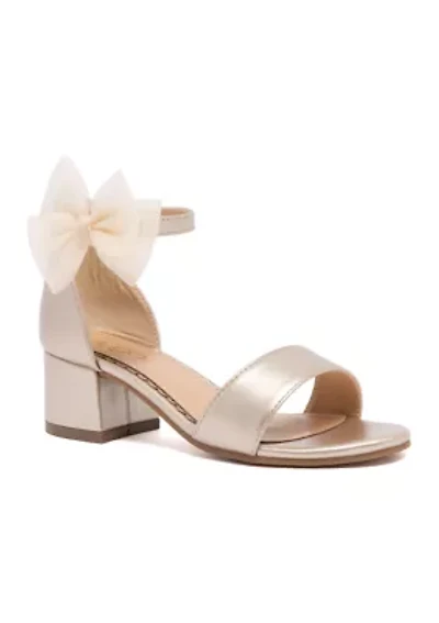 Big Kid Girls Annie Block Heel Sandals