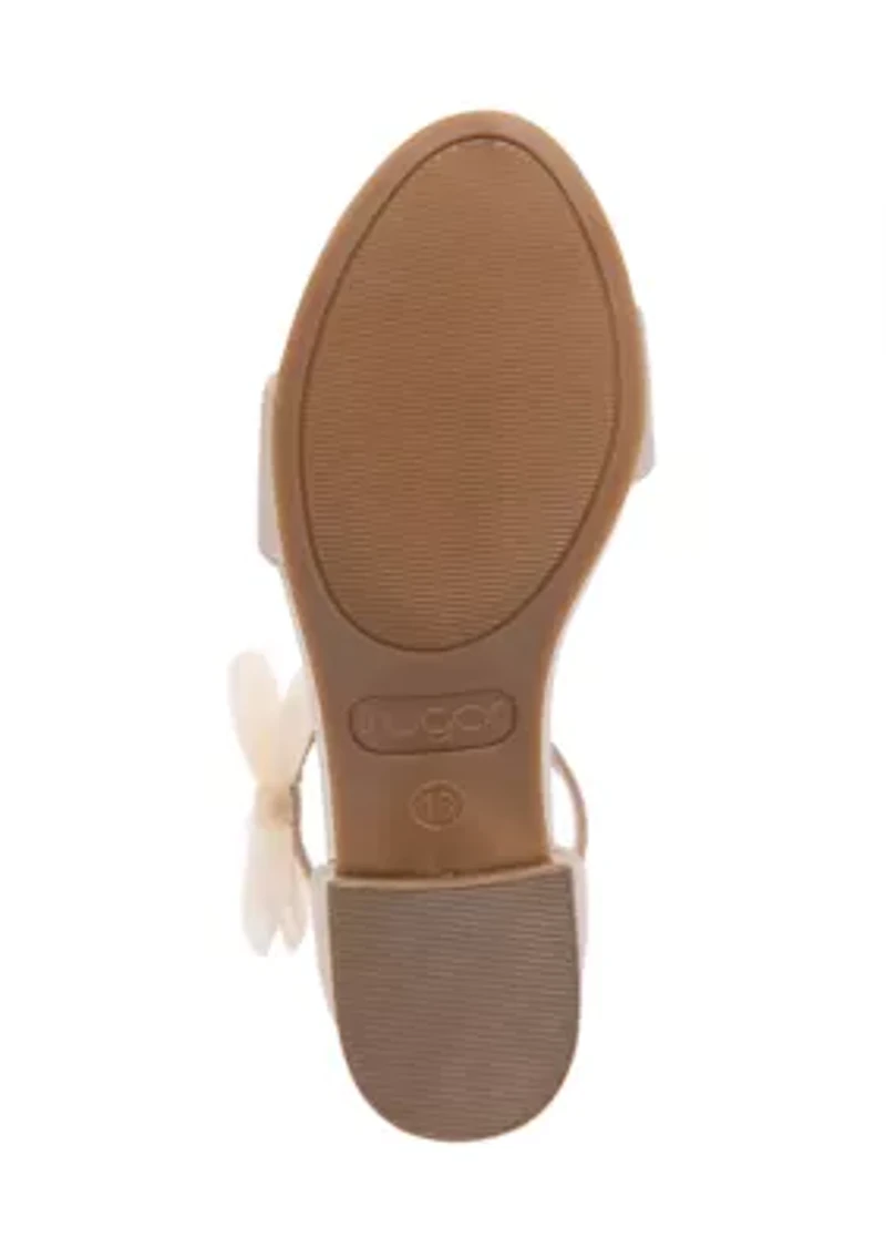 Big Kid Girls Annie Block Heel Sandals