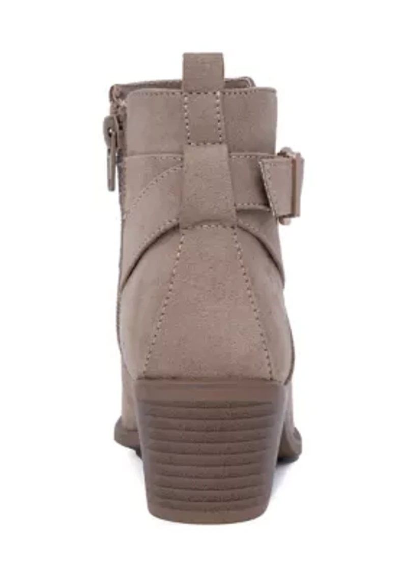 Youth Girls Bierock Buckle Heeled Booties