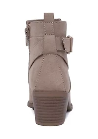Youth Girls Bierock Buckle Heeled Booties