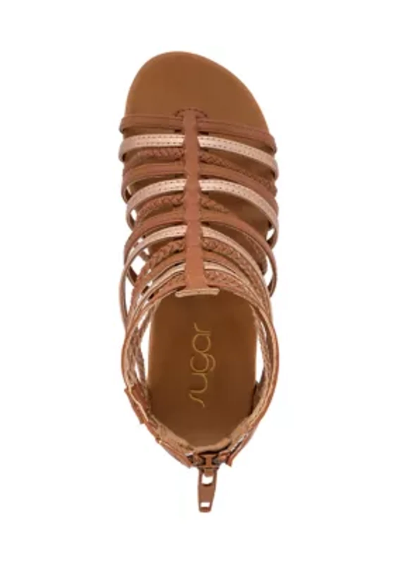 Carra Braided Gladiator Sandals