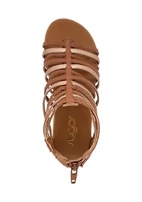 Carra Braided Gladiator Sandals