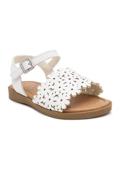 Toddler Girls Ibby Floral Chop Cut Out Sandals