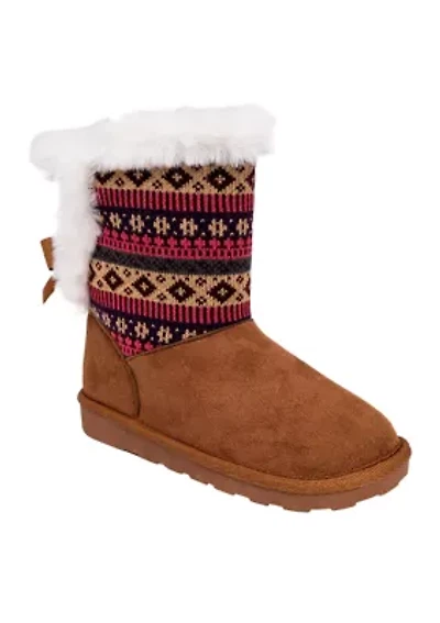 Youth Girls Kelsey Sweater Fur Boots