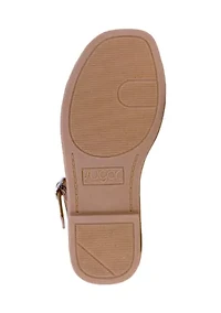 Youth Girls Minty Chambray Twist Sandals