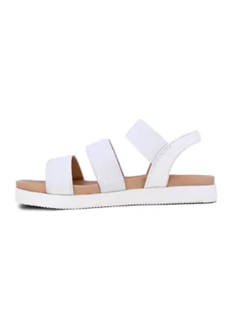 Youth Girls Puff Pastry Stretch Flatform Sandals