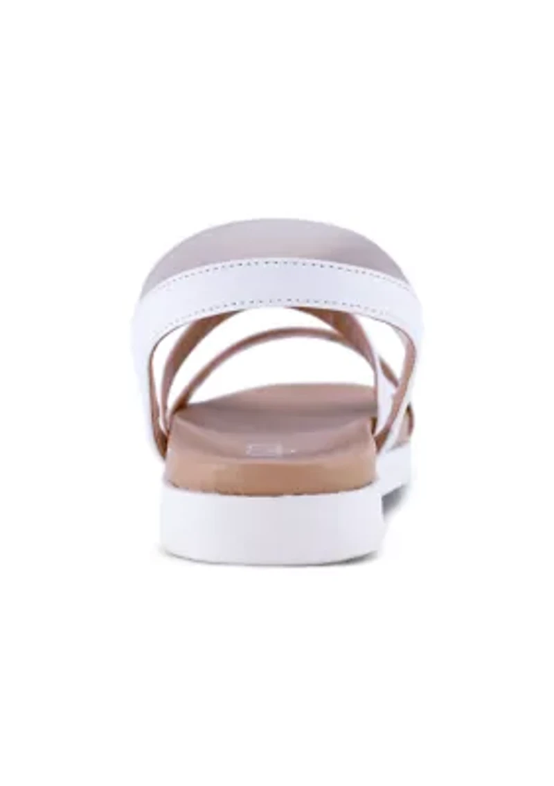 Youth Girls Puff Pastry Stretch Flatform Sandals